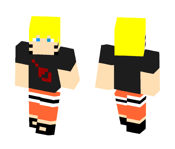 Naruto T-Shirt - Male Minecraft Skins - image 1