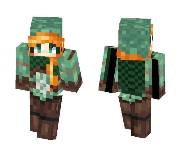 Alex The Archer - Female Minecraft Skins - image 1