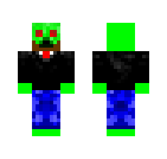 Red eyed Bearded Creeper Face - Male Minecraft Skins - image 2