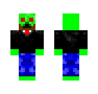 Red eyed Bearded Creeper Face