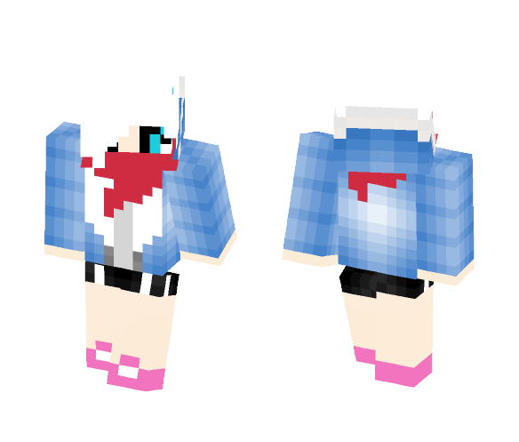 Sans - Female Minecraft Skins - image 1