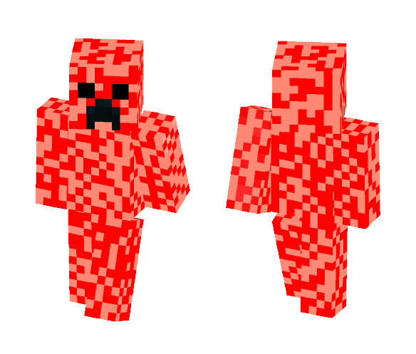 Red Creeper - Interchangeable Minecraft Skins - image 1