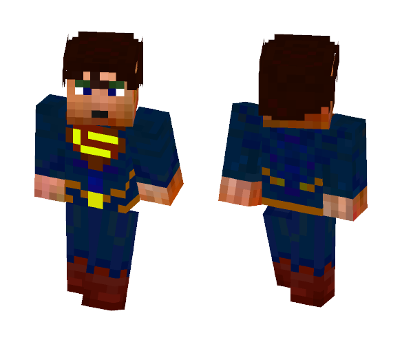 Download Free Man Of Steel Skin for Minecraft image 1 Man Of Steel - Male Minecraft Skins - image 1