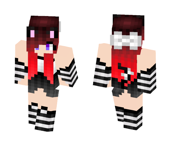 Download Free Ruby Skin for Minecraft image 1 Ruby - Female Minecraft Skins - image 1