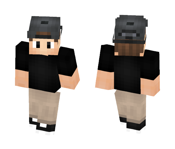 Boy with Cap - Boy Minecraft Skins - image 1