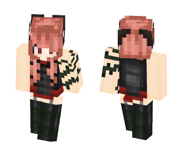 Dark Ram Girl - Girl Minecraft Skins - image 1