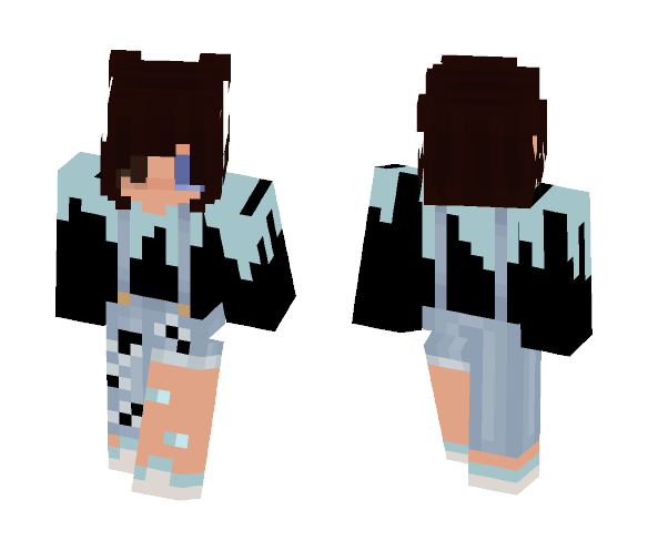 Download Free Luna~Cry baby Kawaii Ice cream Skin for Minecraft image 1 Luna~Cry baby Kawaii Ice cream - Baby Minecraft Skins - image 1