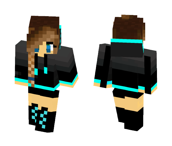 Braid girl - Girl Minecraft Skins - image 1