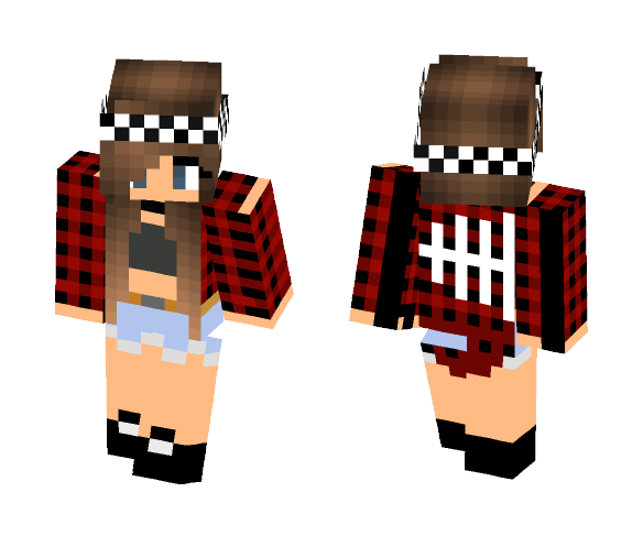 5os flannel - Female Minecraft Skins - image 1