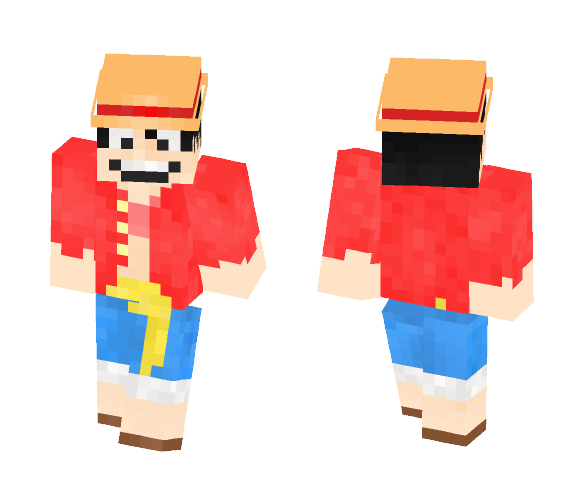 Monkey D. Luffy - Male Minecraft Skins - image 1