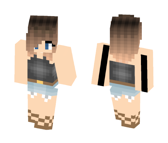 short hair halter top - Female Minecraft Skins - image 1