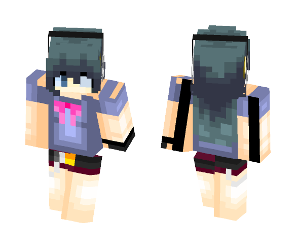 Download Free Just a lil skin for my friend Uku. Skin for Minecraft image 1 Just a lil skin for my friend Uku. - Female Minecraft Skins - image 1