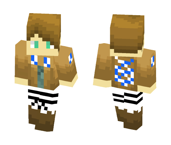Attack on Titan Skin - Male Minecraft Skins - image 1