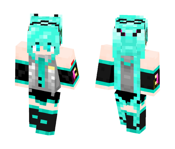 Hatsune Miku - Female Minecraft Skins - image 1