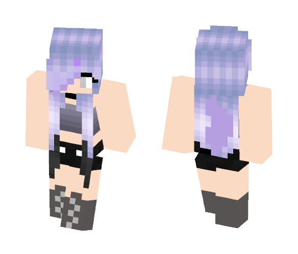 Pastel Goth - Female Minecraft Skins - image 1