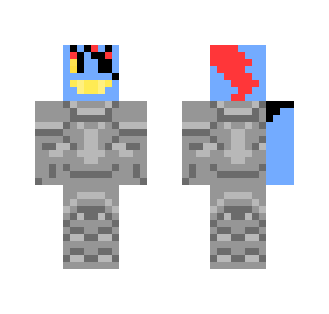 Undyne [No Helmet] (Undertale) - Female Minecraft Skins - image 2