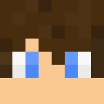 Boy with Gray and Blue Hoodie - Boy Minecraft Skins - image 3