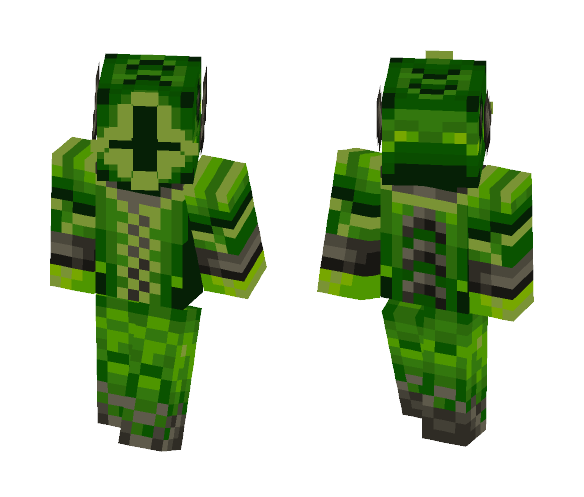 Terraria Chlorophyte Armor - Male Minecraft Skins - image 1