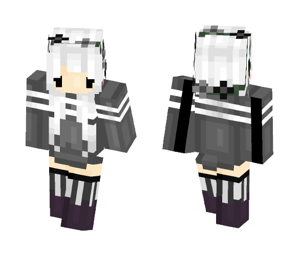 Download Free Cute Chibi girl Skin for Minecraft image 1 Cute Chibi girl - Cute Girls Minecraft Skins - image 1
