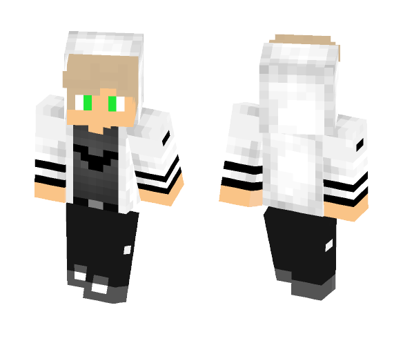 Boy with White Hoodie (READ DESC!) - Boy Minecraft Skins - image 1