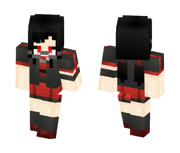 Download Free Saya Kisaragi ( Blood C) Skin for Minecraft image 1 Saya Kisaragi ( Blood C) - Female Minecraft Skins - image 1