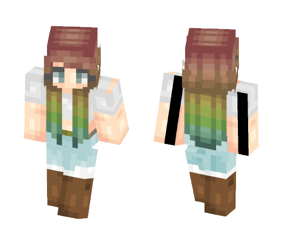 gdaymateimlily~ chillax man..peace - Female Minecraft Skins - image 1