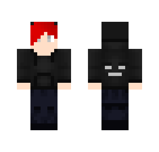 Boy with Red bangs and black hair - Boy Minecraft Skins - image 2