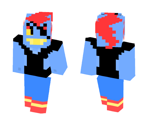 Undyne (Undertale) - Female Minecraft Skins - image 1
