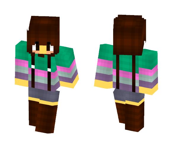 Discomfort Child~ (Undertale?) - Other Minecraft Skins - image 1