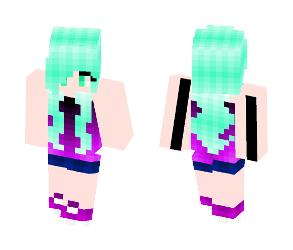 Download Free Normal Version Skin for Minecraft image 1 Normal Version - Female Minecraft Skins - image 1