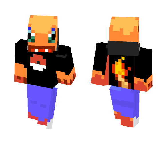 Cool Charmander - Male Minecraft Skins - image 1