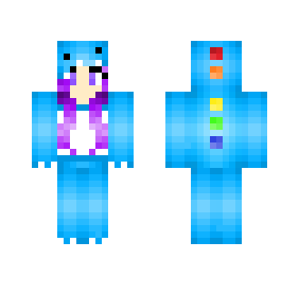 [OLDER SKIN] Blue Dino Onesie