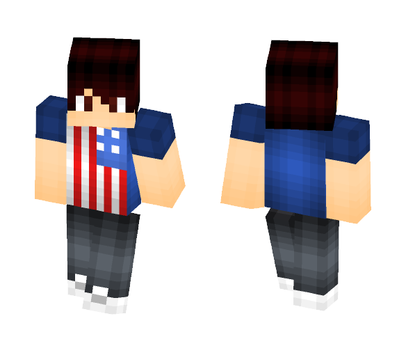 Download Free Happy 4Th Of July! Skin for Minecraft image 1 Happy 4Th Of July! - Male Minecraft Skins - image 1
