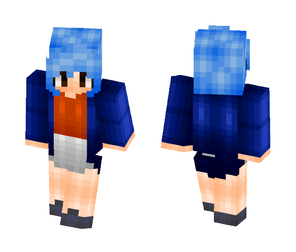 Download Free Kudere that you *fan skin* Skin for Minecraft image 1 Kudere that you *fan skin* - Female Minecraft Skins - image 1