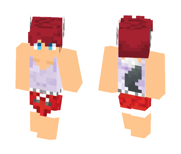 Red's Swimming Clothes - Male Minecraft Skins - image 1
