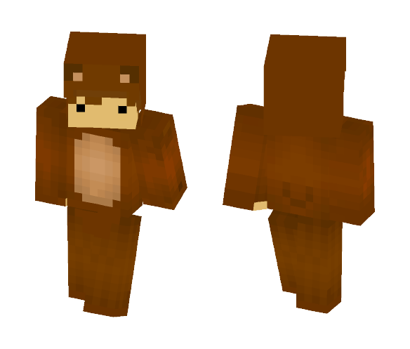 Download Free Boy Bear Skin for Minecraft image 1 Boy Bear - Boy Minecraft Skins - image 1