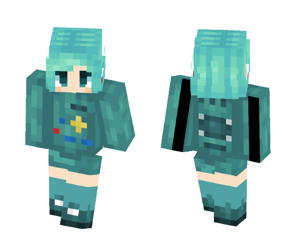 Download Free BMO Boy Skin for Minecraft image 1 BMO Boy - Boy Minecraft Skins - image 1