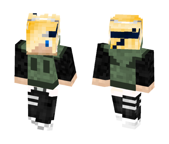 Leaf Ninja - Male Minecraft Skins - image 1