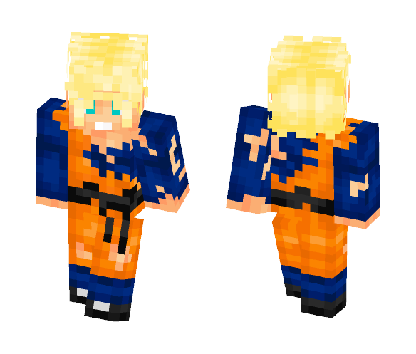 Damaged Goten SSJ [REQUEST] - Male Minecraft Skins - image 1