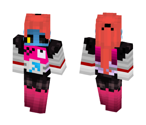 StoryShift Undyne - Female Minecraft Skins - image 1