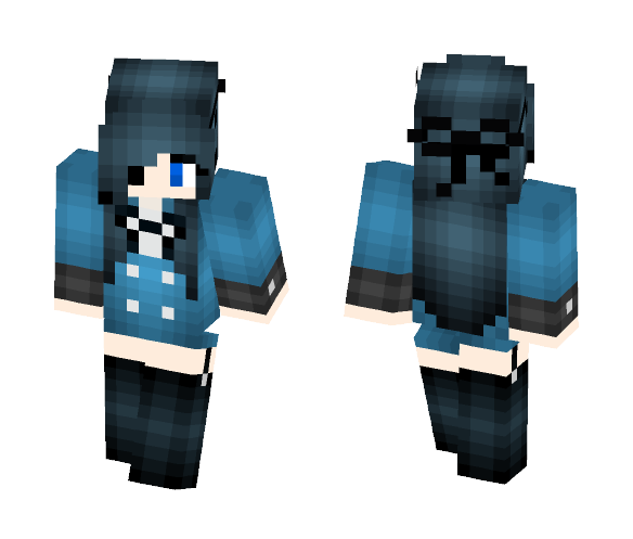 Ciel Phantomhive Girl - Girl Minecraft Skins - image 1