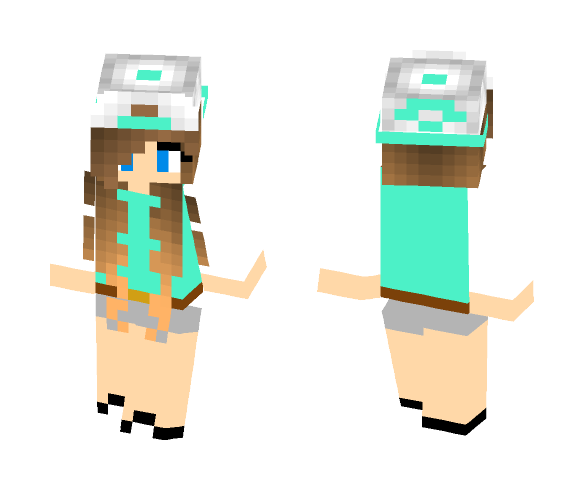 Skater Girl - Girl Minecraft Skins - image 1