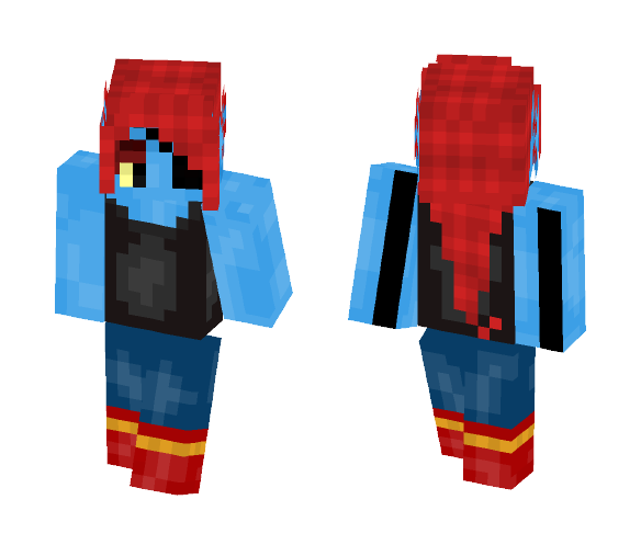 Undyne (Undertale) - Female Minecraft Skins - image 1