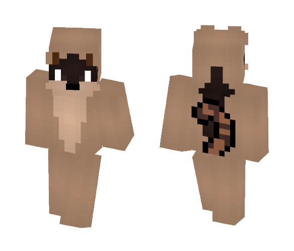 Raccoon Furry Skin - Interchangeable Minecraft Skins - image 1