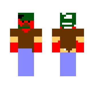 red guy with scribles - Male Minecraft Skins - image 2