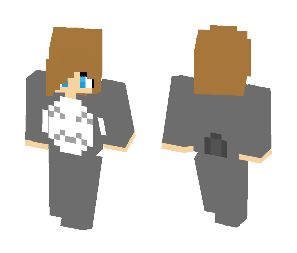 Totoro Skin - Female Minecraft Skins - image 1