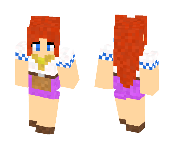 Download Free Adult Malon From Ocarina Of Time Skin for Minecraft image 1 Adult Malon From Ocarina Of Time - Female Minecraft Skins - image 1