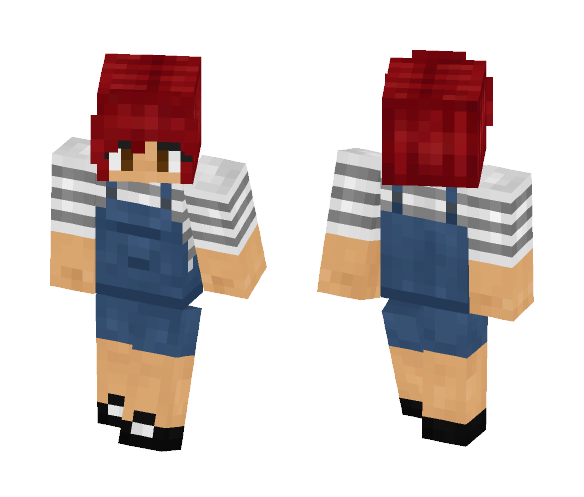 Overalls Ollie | New Shading! - Female Minecraft Skins - image 1