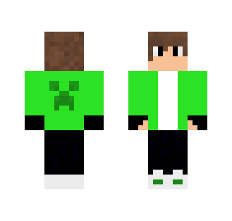 Green Teen (with headphones)