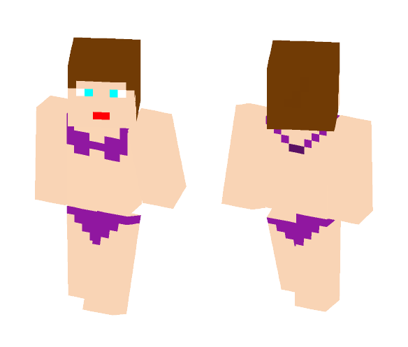 Download Free Girl in Bikini (I Did My Best!) Skin for Minecraft image 1 Girl in Bikini (I Did My Best!) - Girl Minecraft Skins - image 1